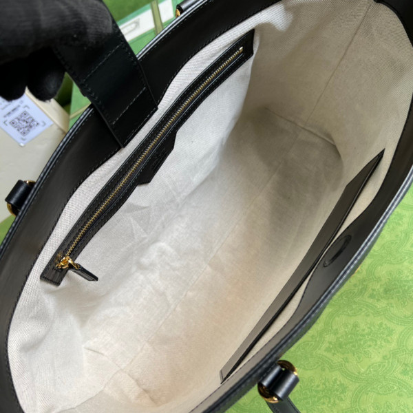 G*u*i gg matelassé leather medium tote