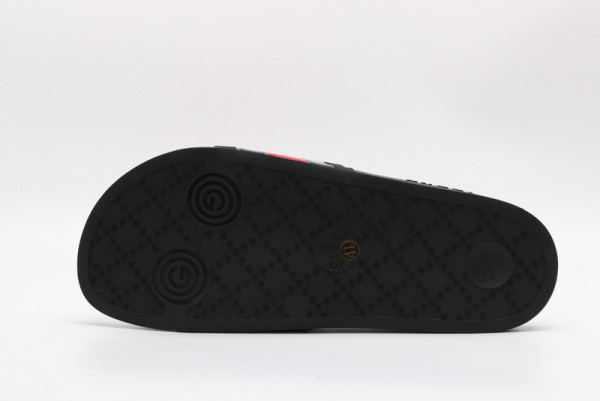 G*u*i web rubber slide sandal