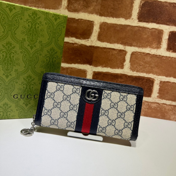 G*u*i ophidia gg zip around wallet