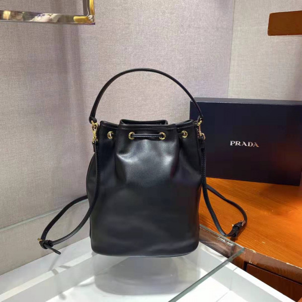 Pra*a duet leather shoulder bag