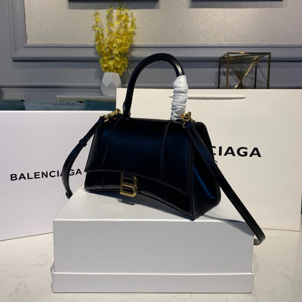 Ba*len*cia*ga hourglass small top handle bag