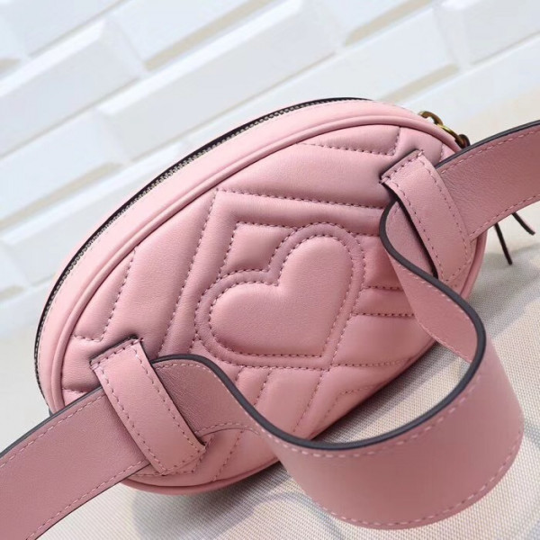 G*u*i gg marmont matelassé leather belt bag