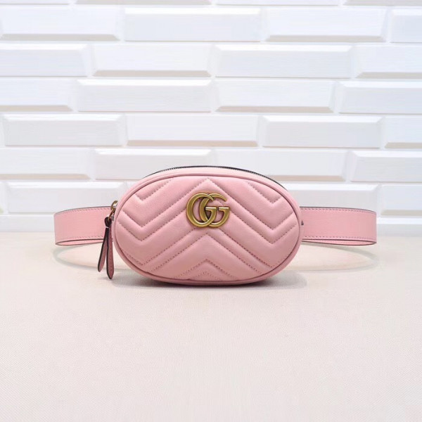 G*u*i gg marmont matelassé leather belt bag