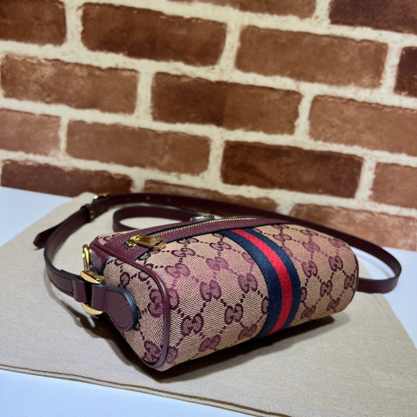 G*u*i ophidia suede mini bag