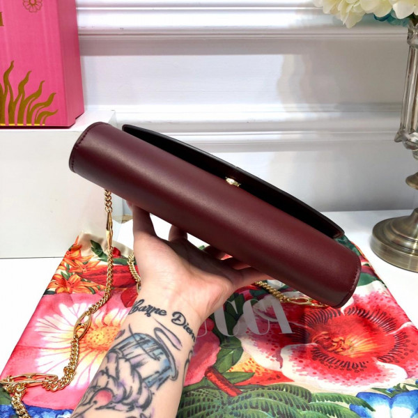 G*u*i zumi smooth leather small shoulder bag