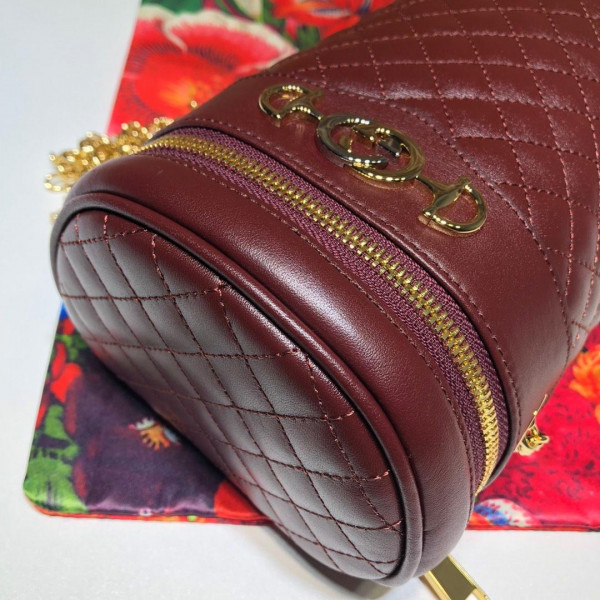 G*u*i quilted leather belt bag