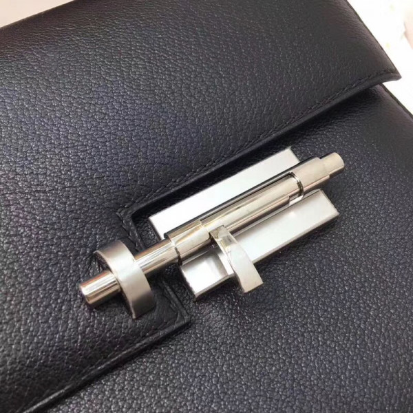 H**mes verrou chaine bag goat skin