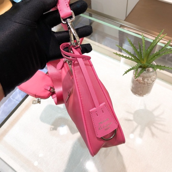 Pra*a nylon hobo bag