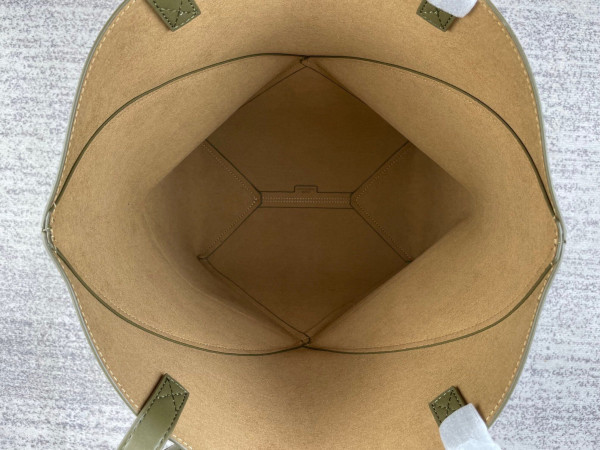 Lowee Puzzle Fold Tote in shiny calfskin