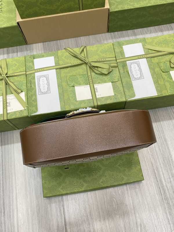 G*u*i horsebit 1955 patchwork shoulder bag