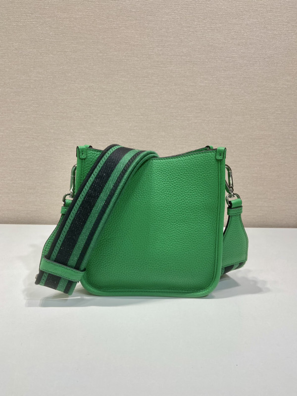 Pra*a leather mini shoulder bag