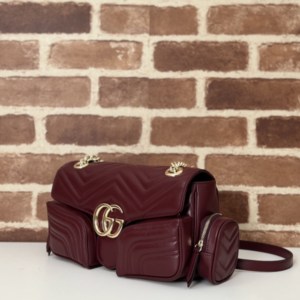 G*u*i gg marmont small multi-pocket bag