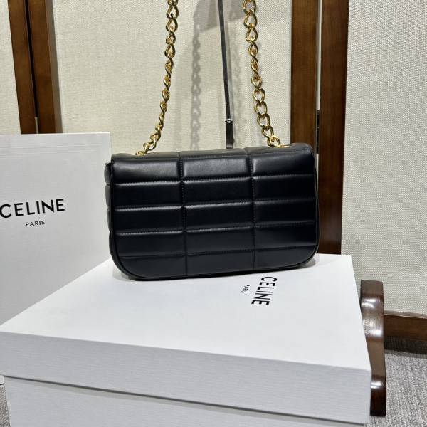 chain shoulder bag matelasse monoCh*0me celin*
