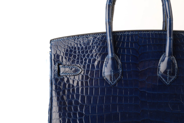 H**mes birkin 25cm crocodile leather