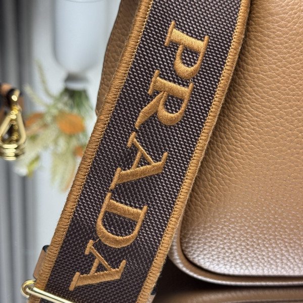 Pra*a leather mini handbag-18*19.5*9cm