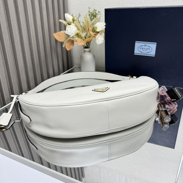 Pra*a demi-lune large shoulder bag-42*19.5*8.5cm