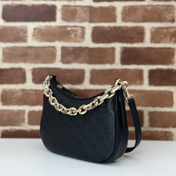 G*u*i gg emblem small shoulder bag-25.5*20*5cm